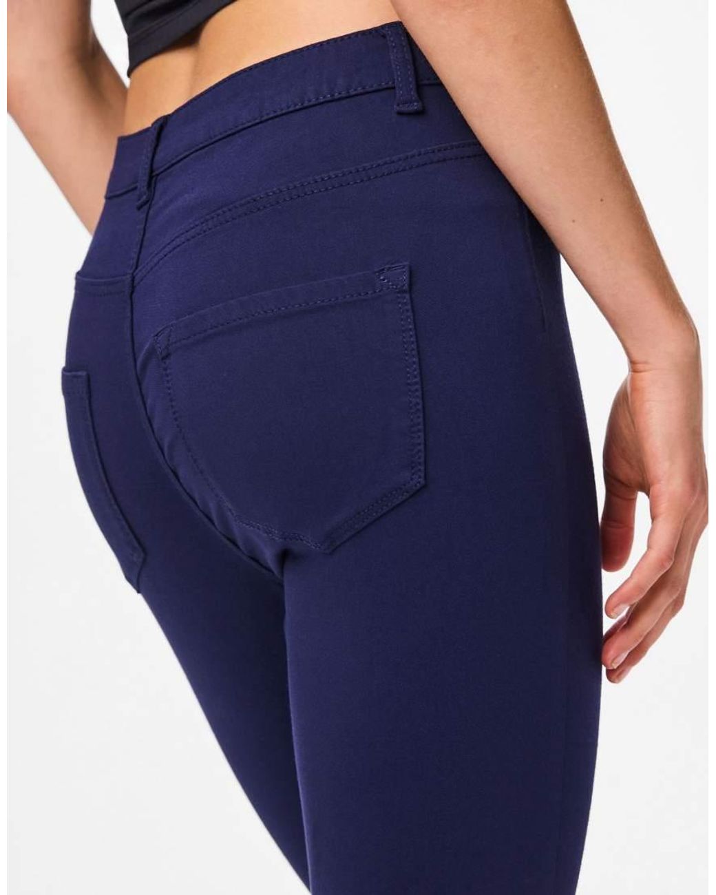 Pieces Blue Highskin High Waist Skinny Fit leggings