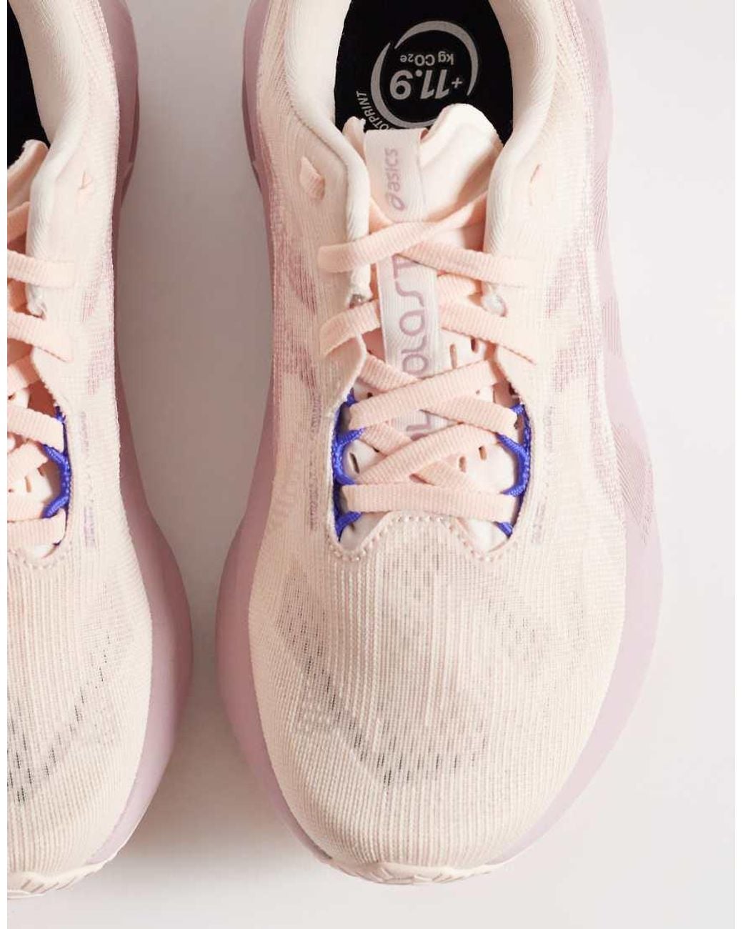 Asics Pink Novablast 5 Running Trainers