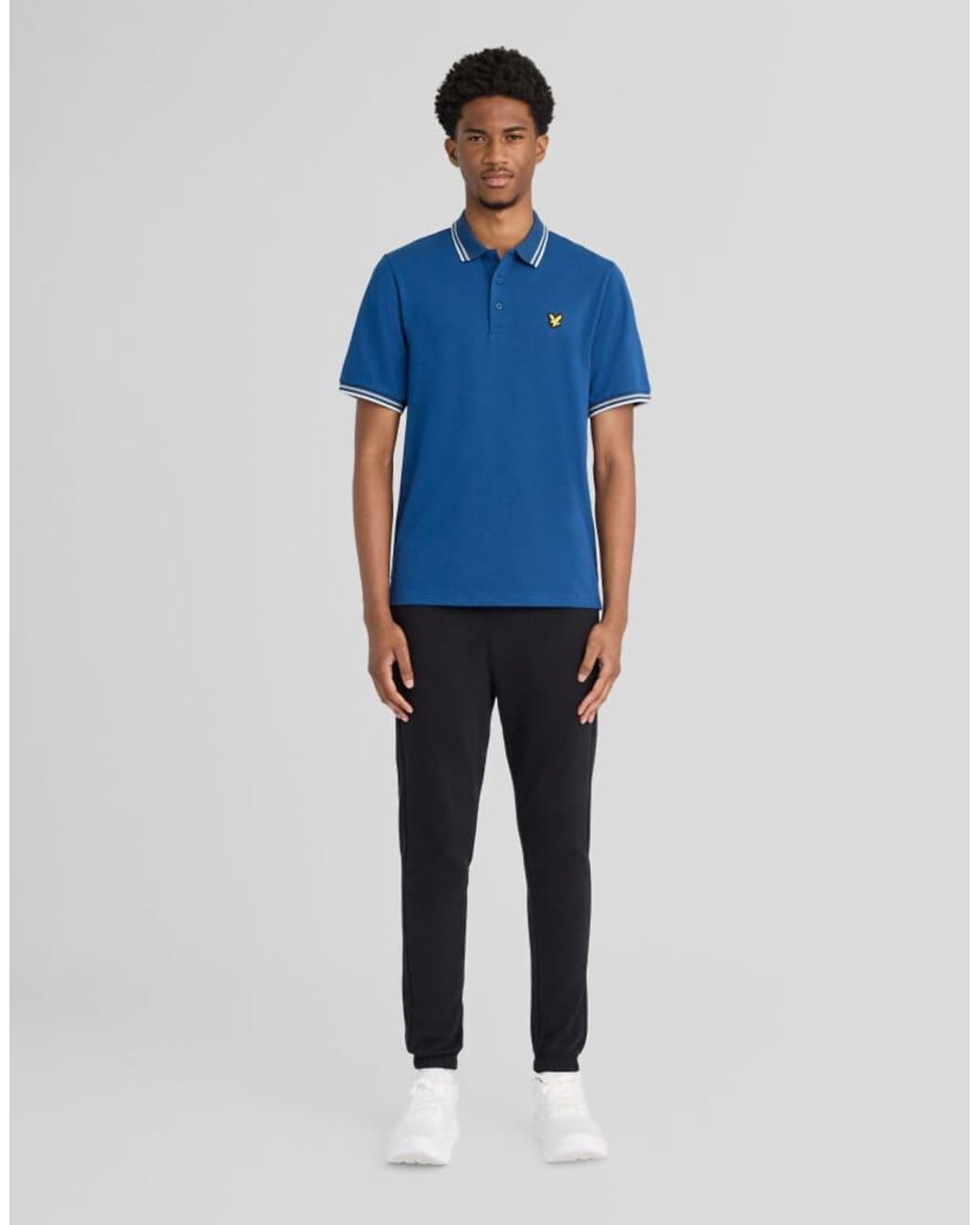 Lyle & Scott Blue Mid Layers Crew Neck Sweatshirt for men