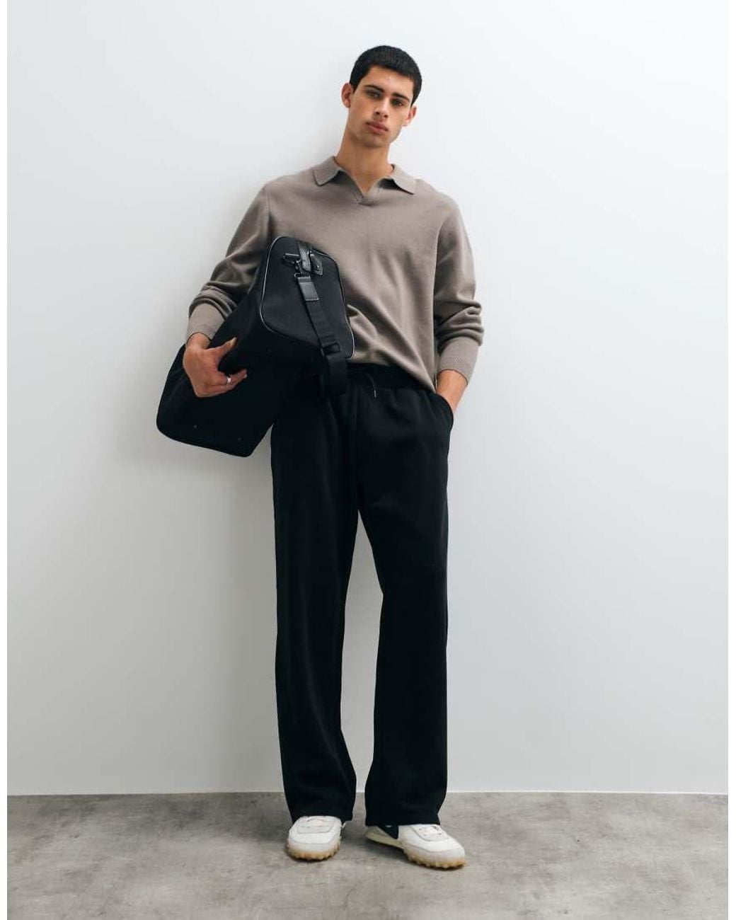 Jack & Jones Black Lounge Sweatpants for men