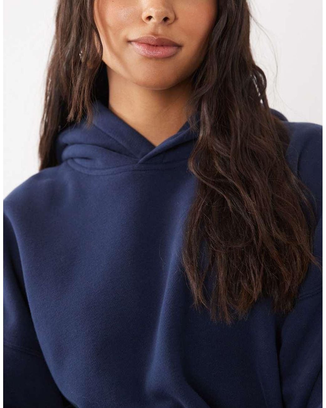 Abercrombie & Fitch Blue Oversized Hoodie