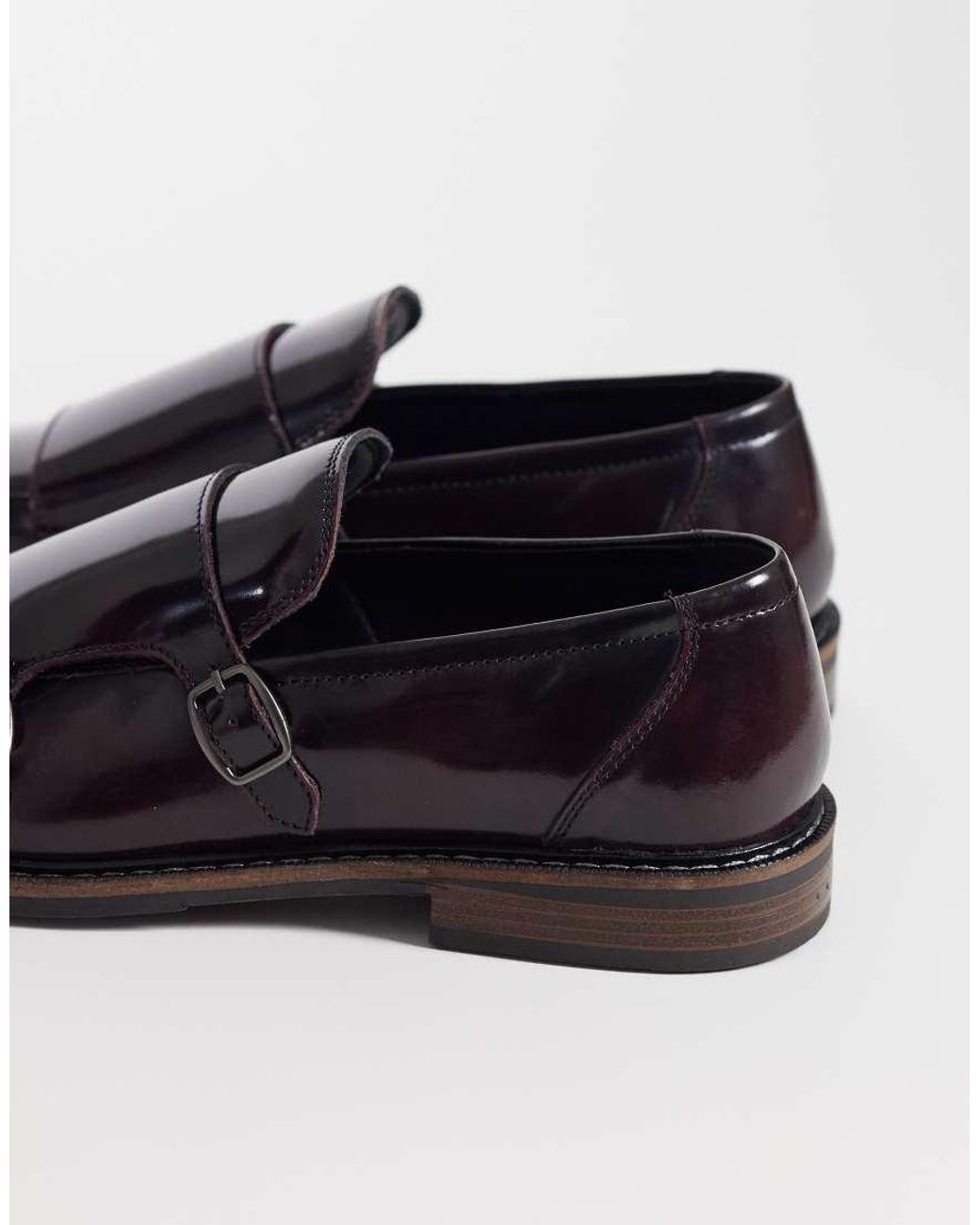 ASOS Red Monk Shoes for men
