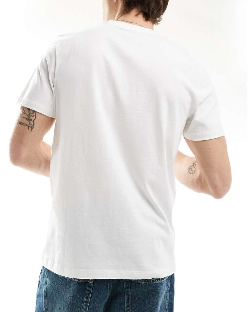 ASOS Natural Essentials 3 Pack Regular Fit T-shirts for men