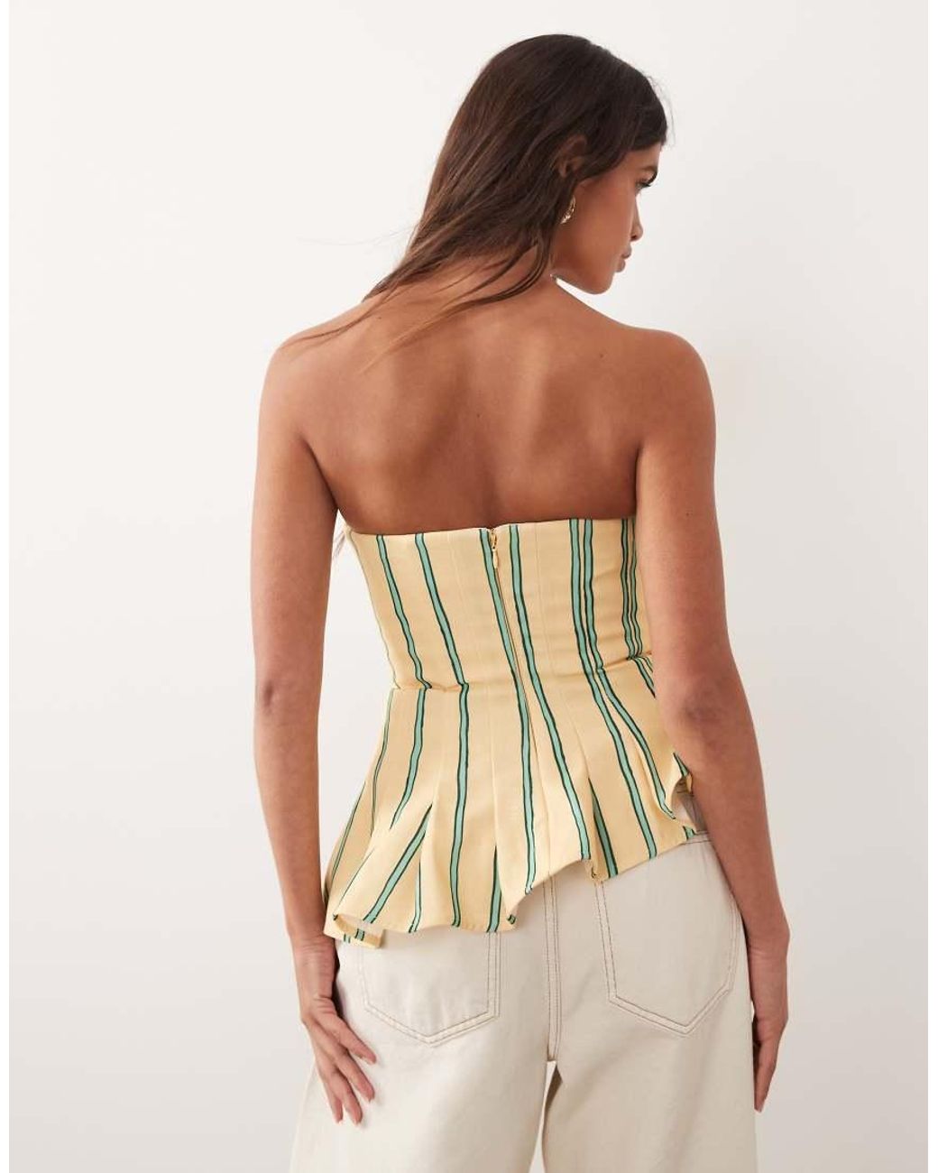 ARRANGE Natural Sculpted Bandeau Top