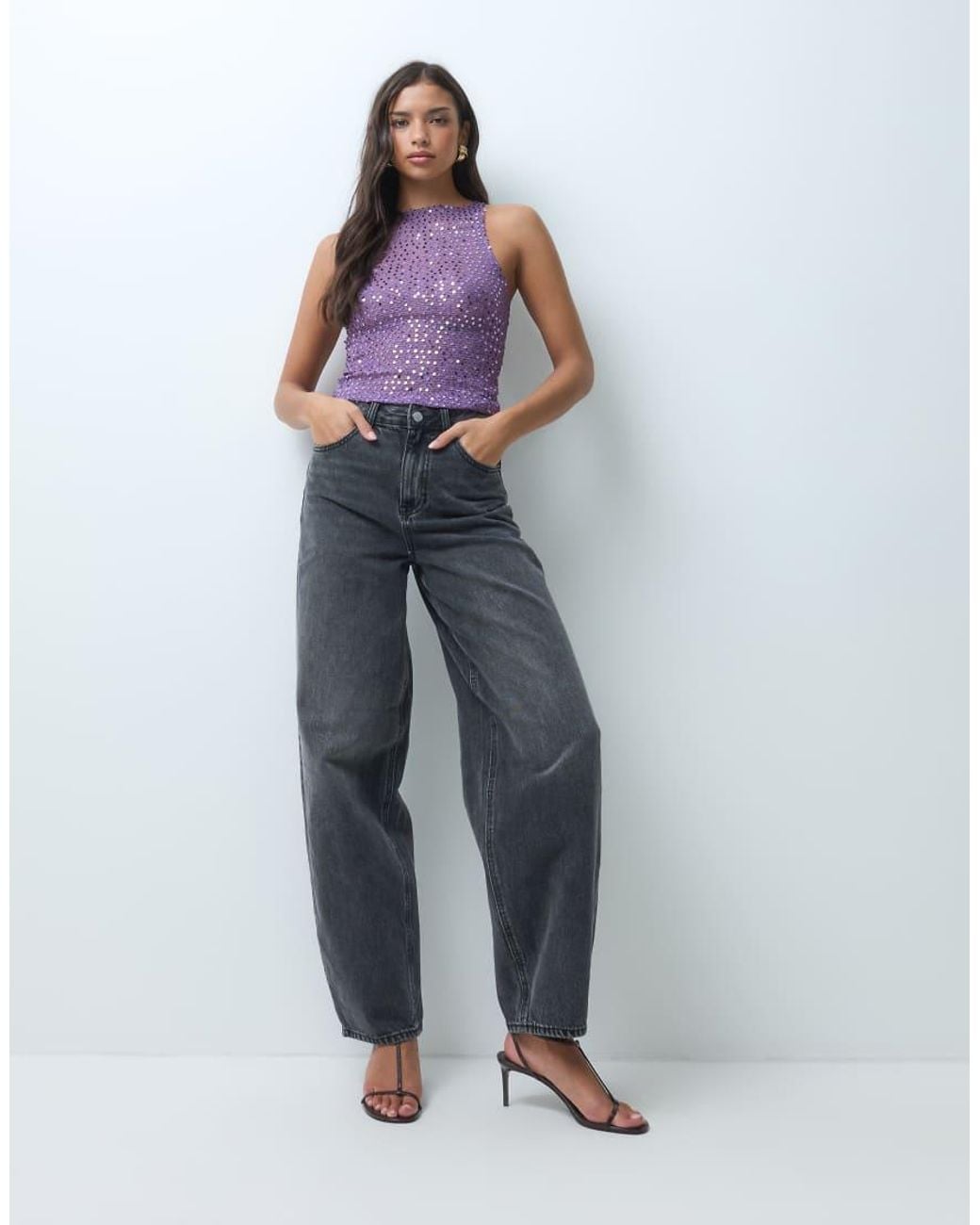 Motel Blue Dudley Sequin Vest