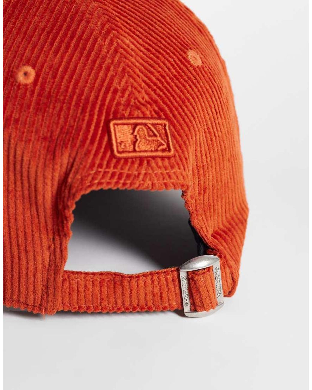 KTZ Red La Dodgers 9Forty Tonal Cord Cap for men
