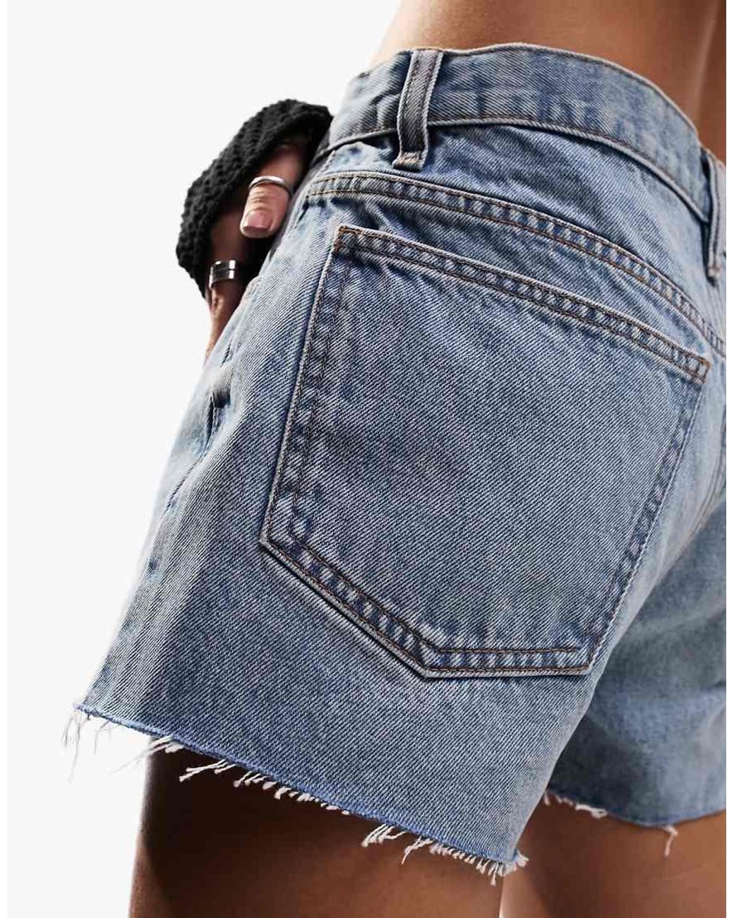ASOS Black Denim 'relaxed' Short