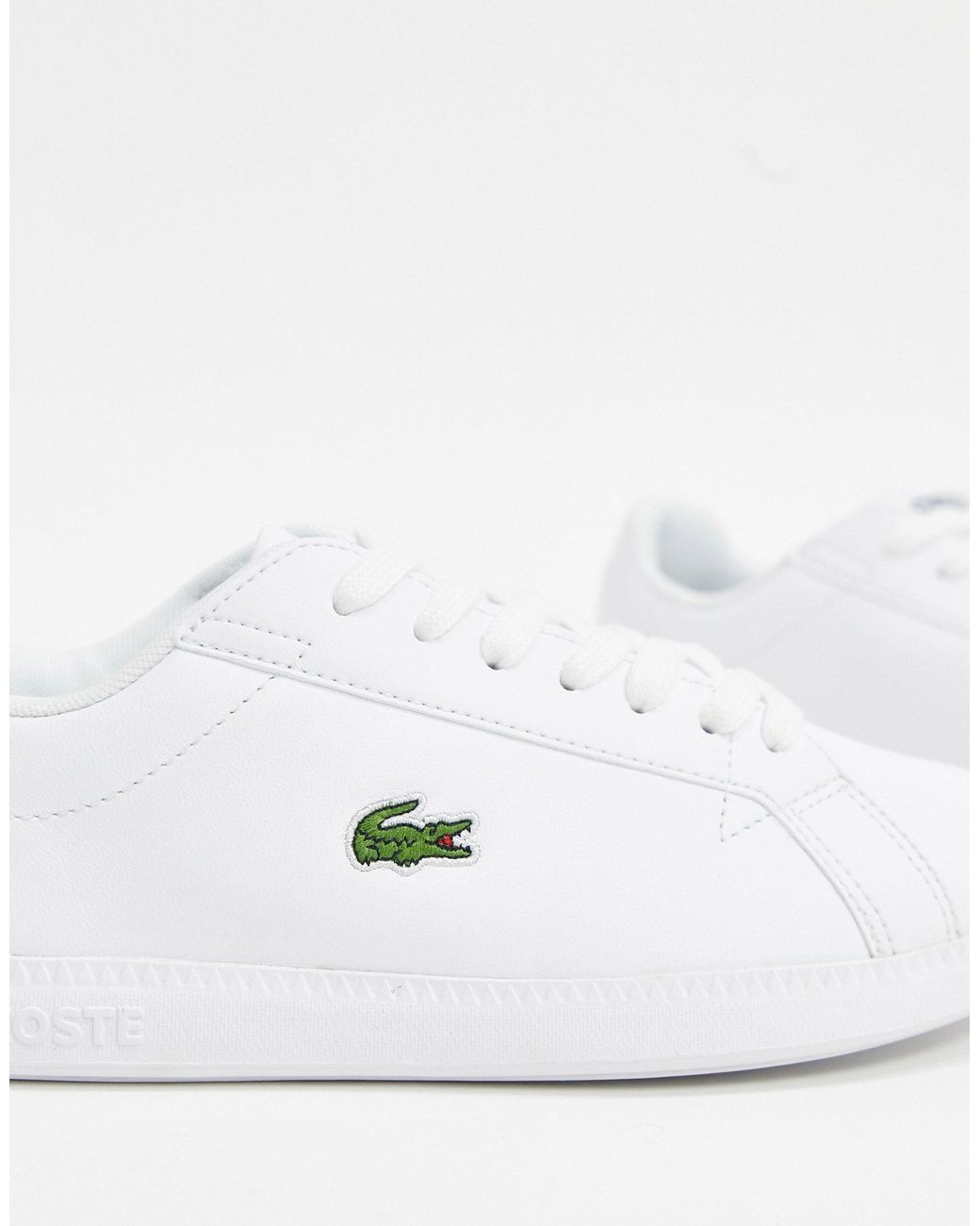 Lacoste Graduate Bl 1 Leather Trainers in White | Lyst Canada