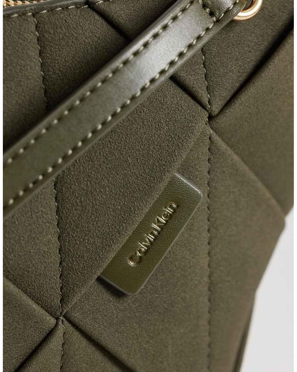 Borsa A Spalla di Calvin Klein in Gray