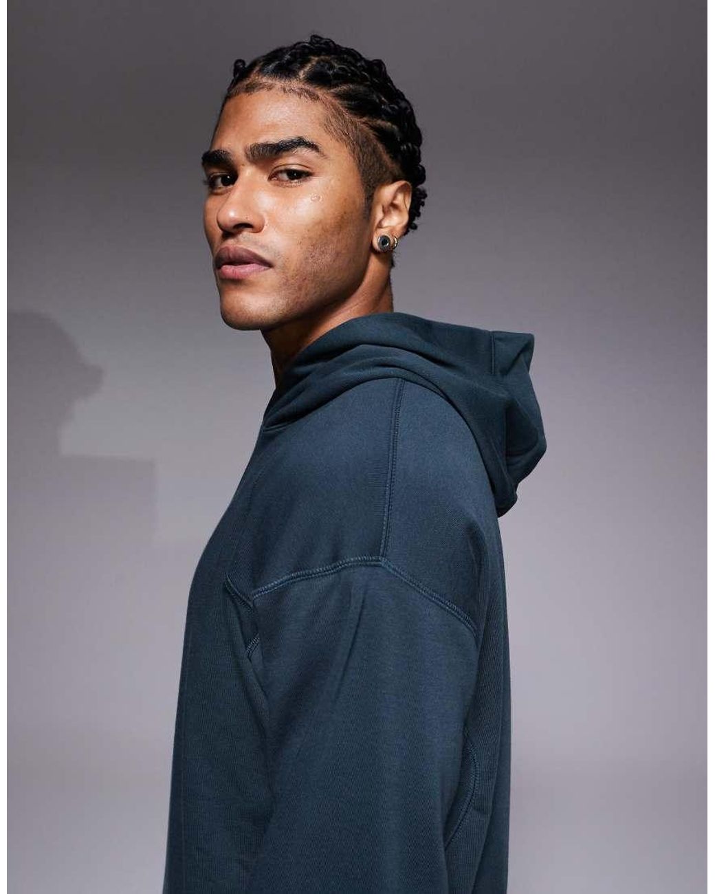 Nike Blue Pro Dri-Fit Hoodie for men