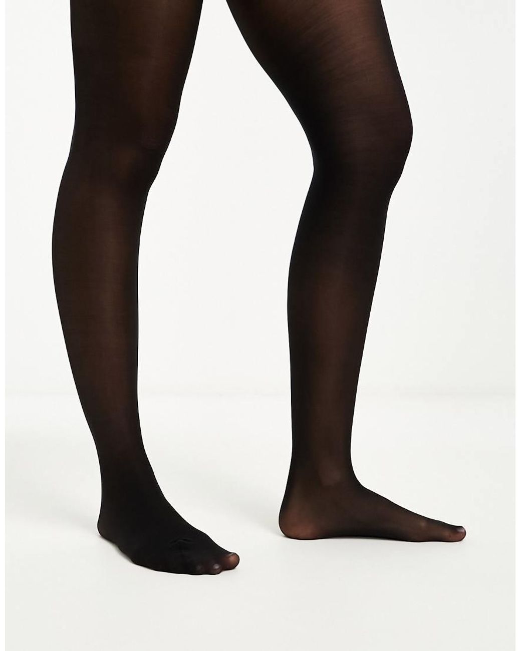 Pieces Black 2 Pack 20 Denier Tights
