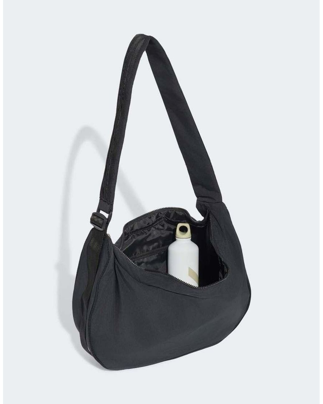 Adidas Originals Black Everyday Icons Crossbody Bag Half Moon
