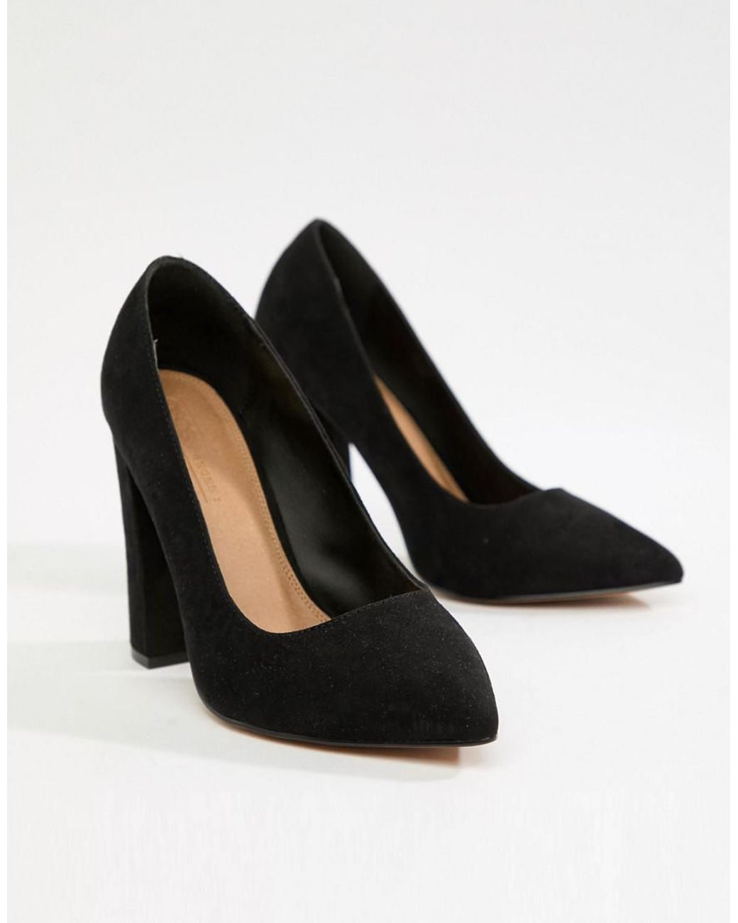 ASOS DESIGN Paris pointed high heeled pumps in black ASOS DESIGN Paris pointed high heeled pumps in black