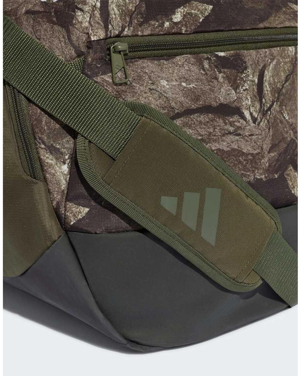Adidas Originals Green Training Defender Graphic Duffle Bag Medium