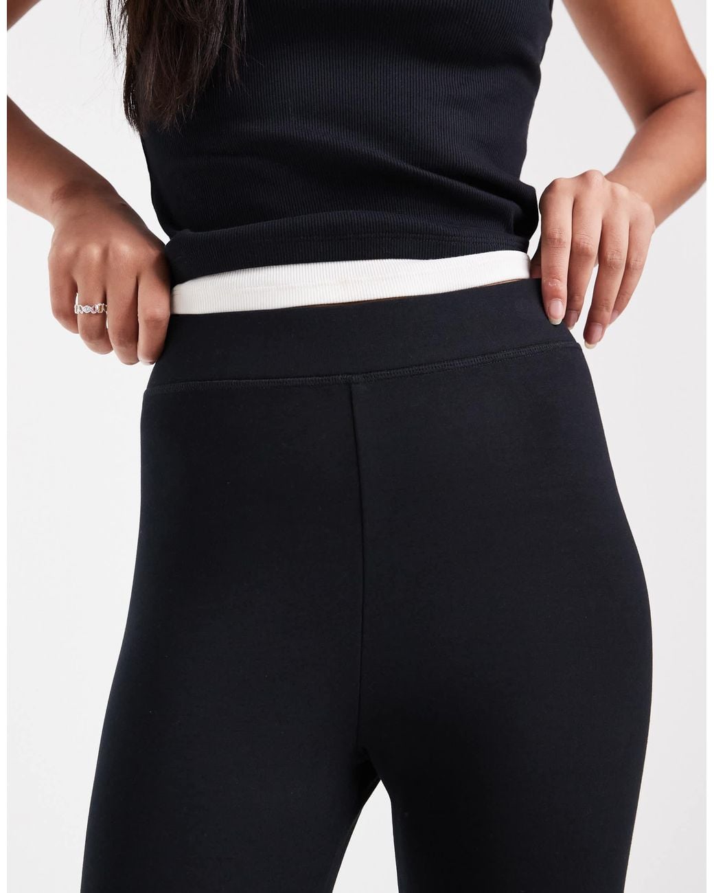 ASOS Blue Interlock leggings