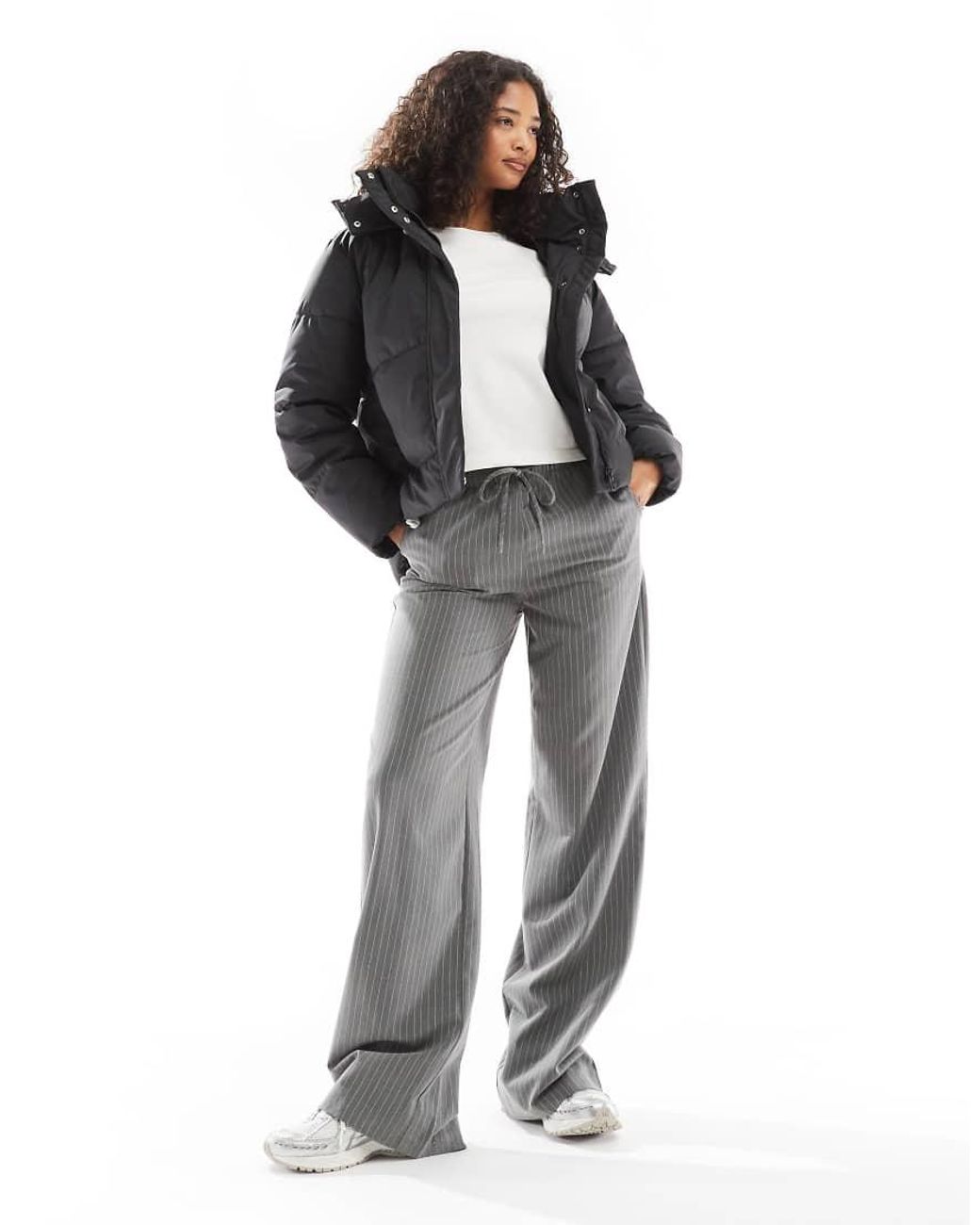 Vero Moda Black Short Coated Padded Jacket