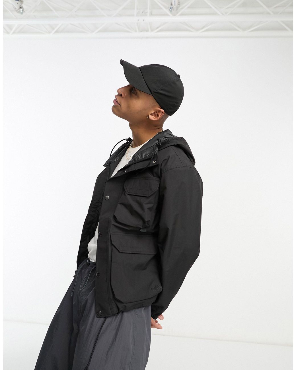 The North Face Heritage M66 Utility Waterproof Hooded Rain Jacket in