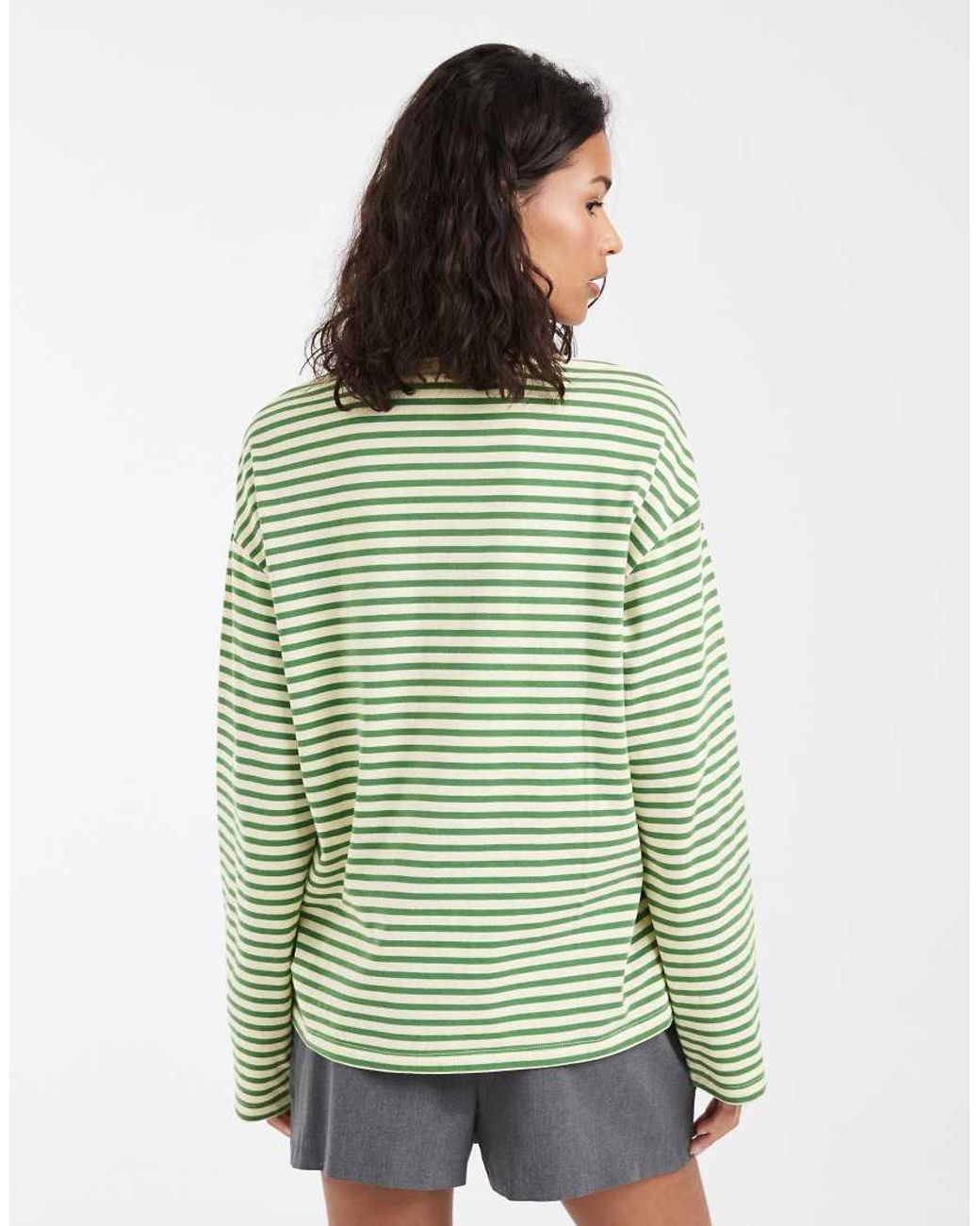 Pieces Green Long Sleeve Super Soft T-shirt