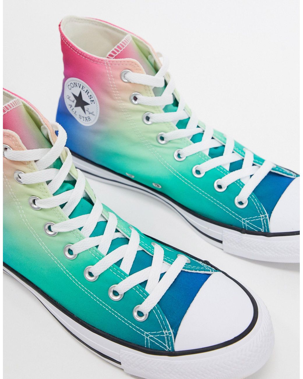 Chuck Taylor All Star - Sneakers alte sfumate blu e rosa di Converse in Blu  | Lyst