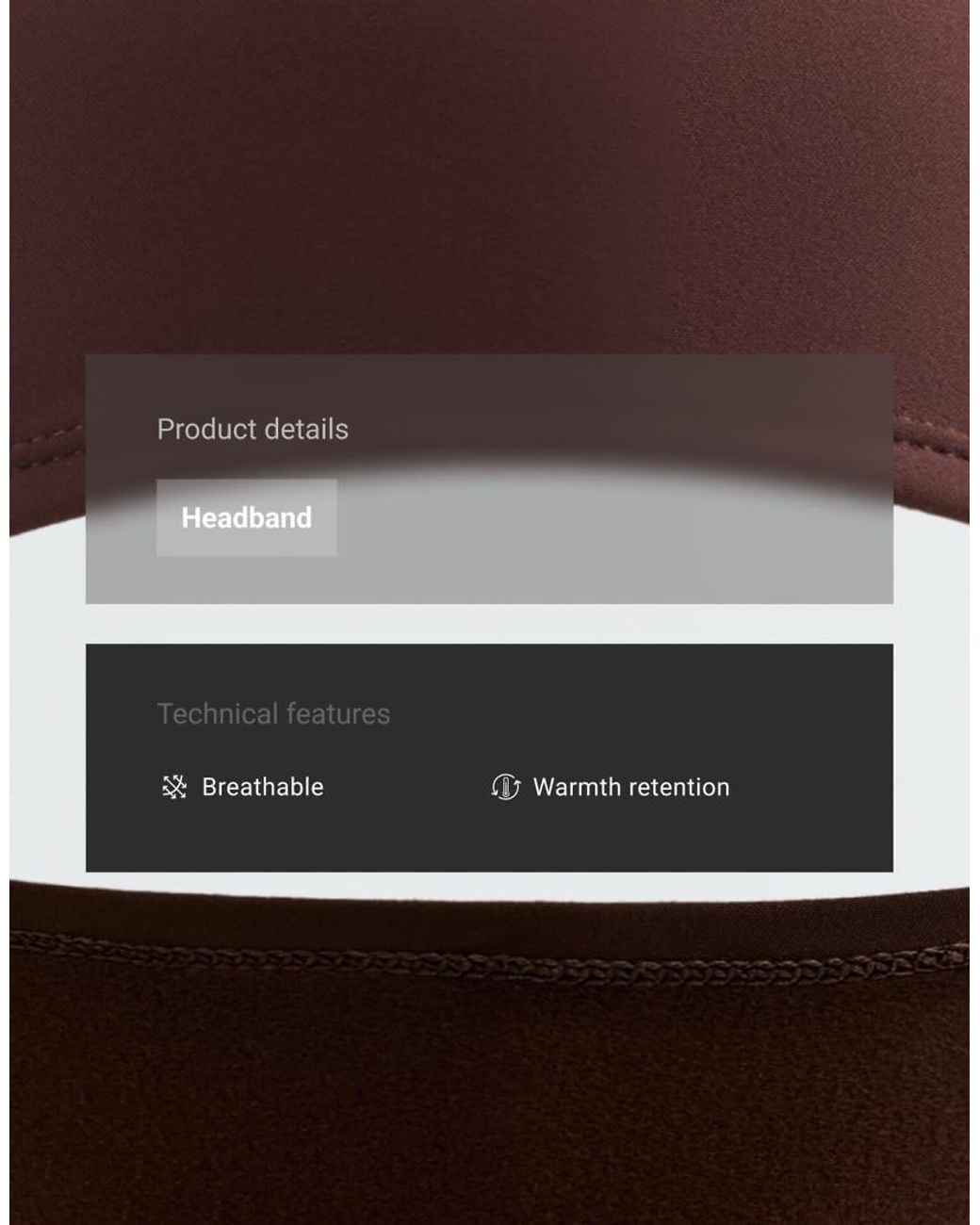 Oysho Black Extra Warm Headband