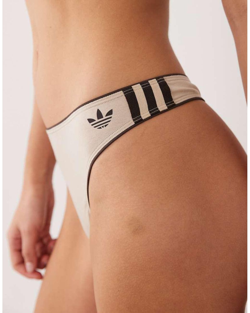 Adidas Brown Originals Adicolor Comfort Flex Thong