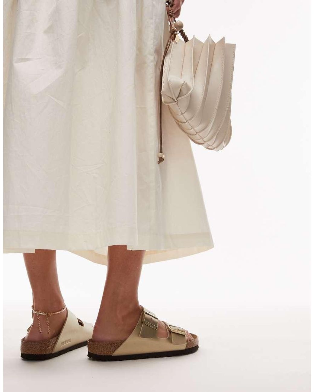 Birkenstock Natural Arizona Birko-flor Sandals