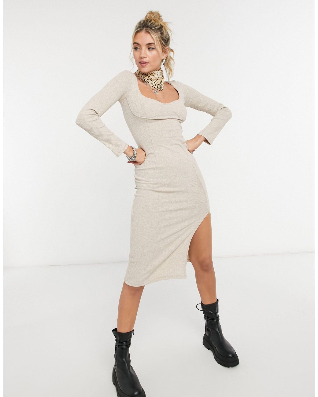 bershka sweater dress