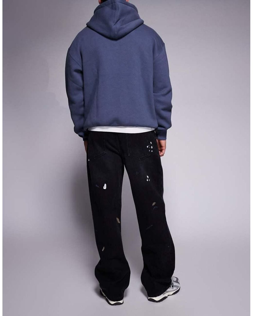 Good For Nothing Blue baggy Denim Jeans for men