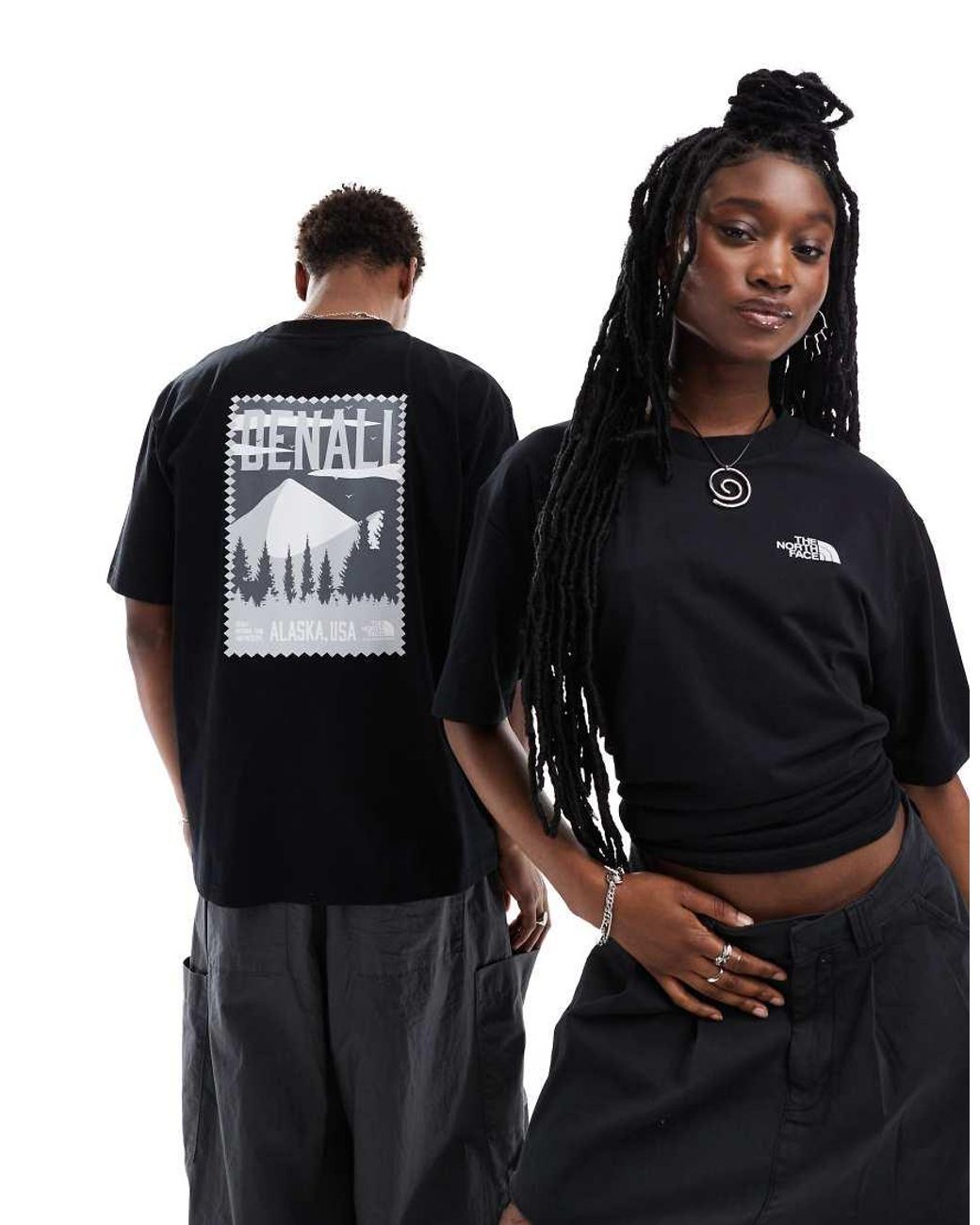 North face denali t shirt best sale