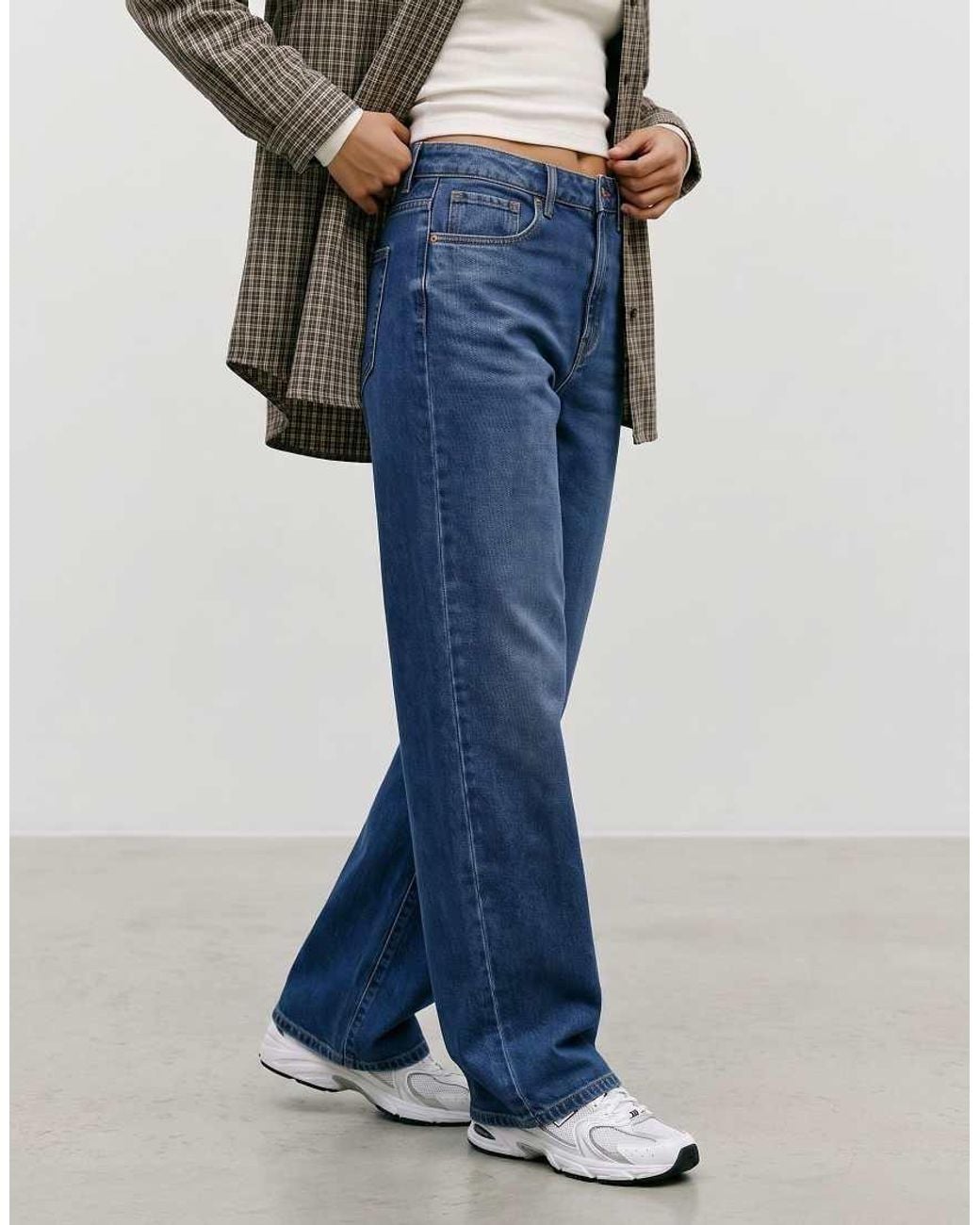 Vero Moda Blue Wide-fit Jeans