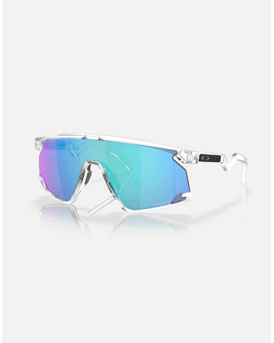 Oakley Blue Bxtr Shield Sunglasses With Mirrored Lens