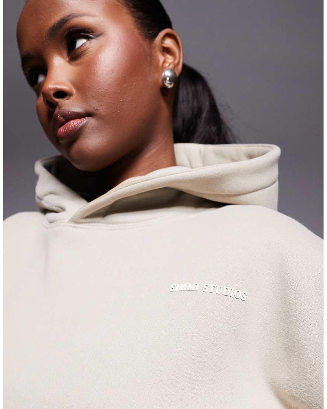 SIMMI Gray Maeve Essentials Hoodie
