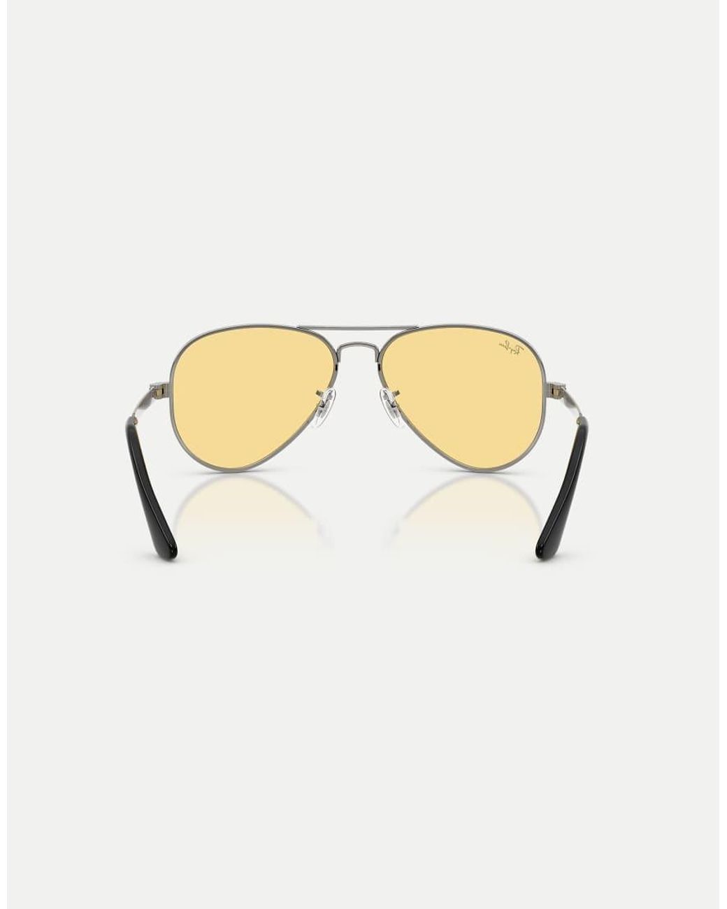 Ray-Ban Metallic Aviator Max Pilot Sunglasses With Lens