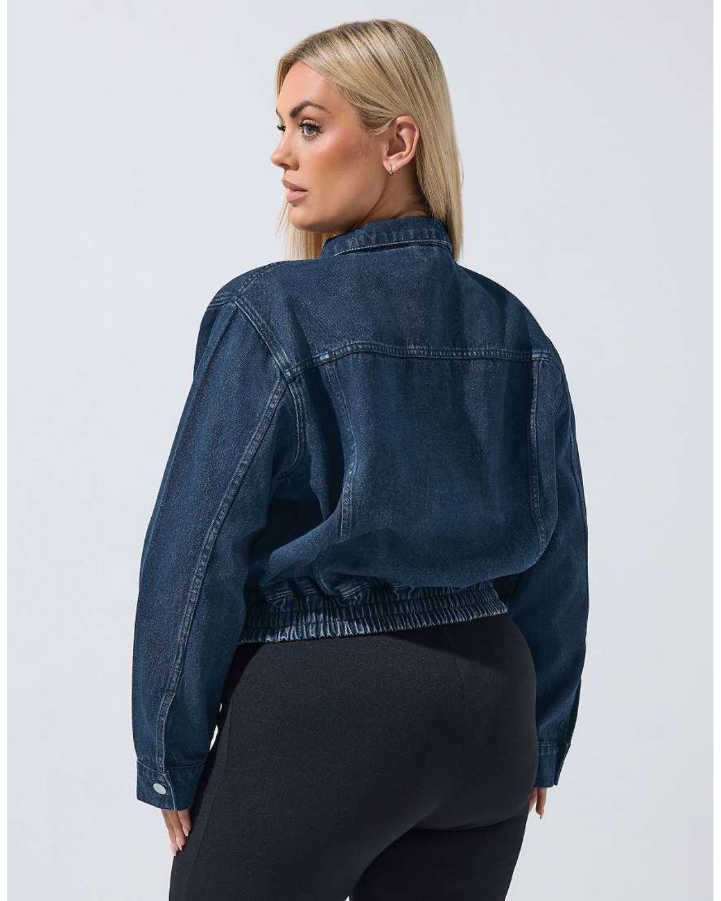 Yours Clothing Blue Denim Jacket