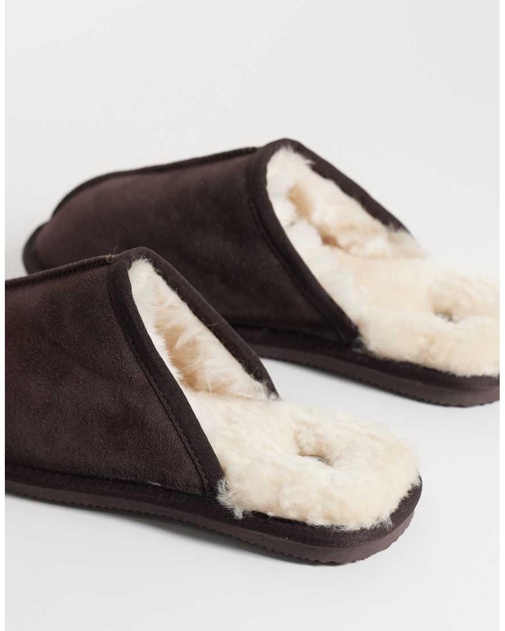 ASOS Brown Mule Slippers for men