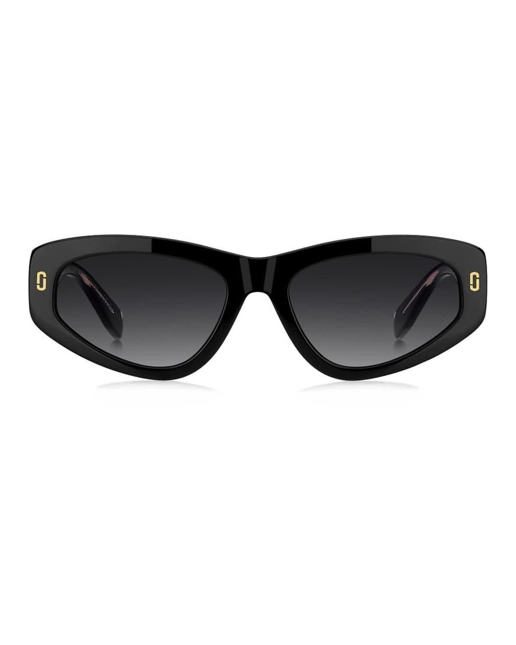 Marc Jacobs Black Marc Jac Sun Cat Eye Sunglasses With Shaded Lenses