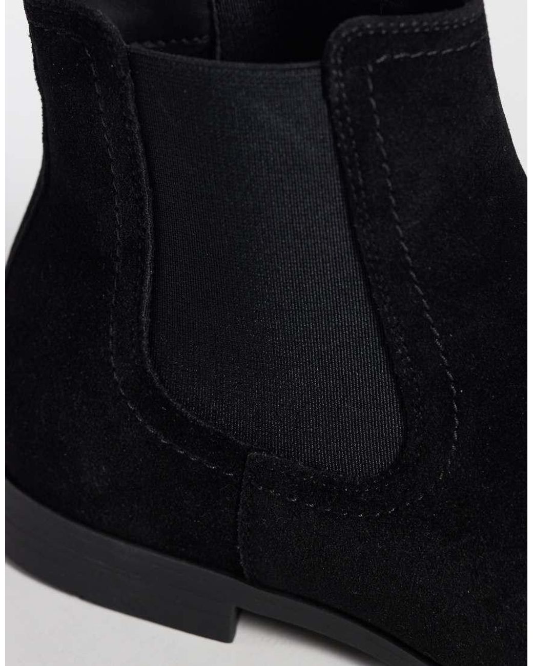 ASOS Black Chelsea Boots for men