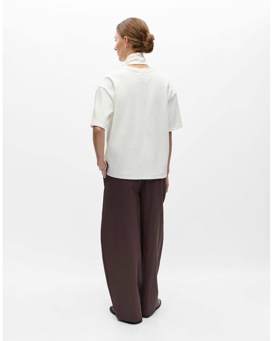 Camiseta En 'Cloud Dancer'-Gris Object de color White