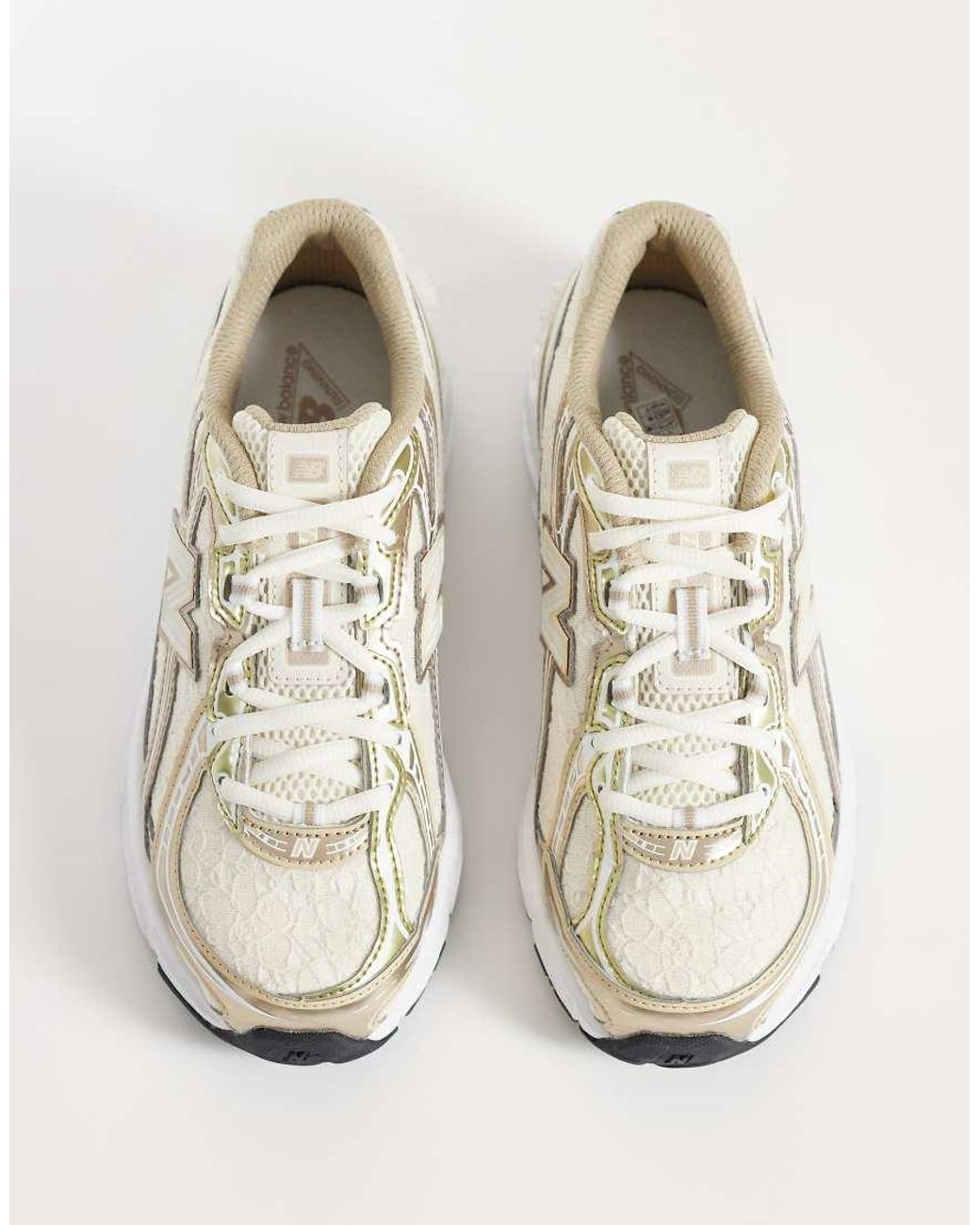 New Balance White 740 Trainers