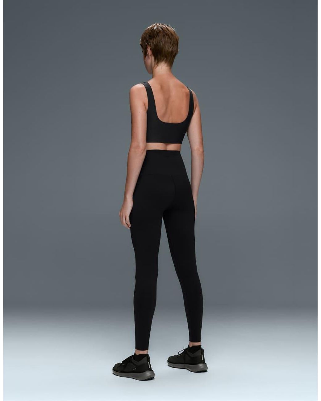 Oysho Black Perfect-Adapt High-Rise 65Cm Ankle-Length Leggings