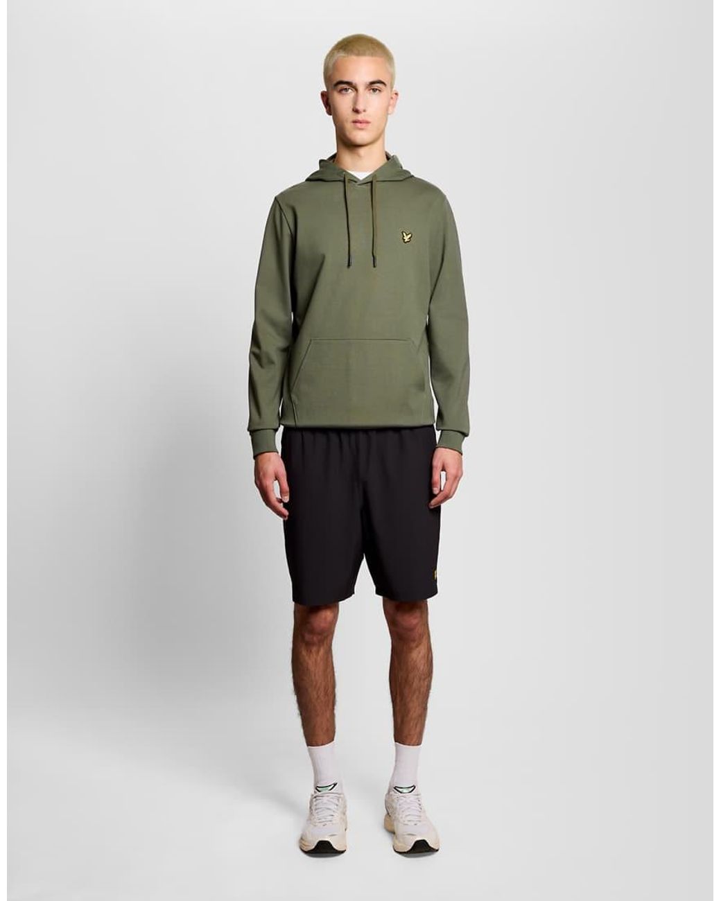Lyle & Scott Green Sports Lightweight Hoodie for men
