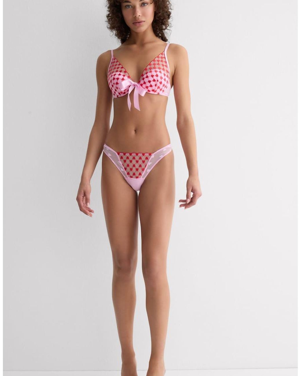 Intimissimi Pink The Love Club Elena Balconette Bra