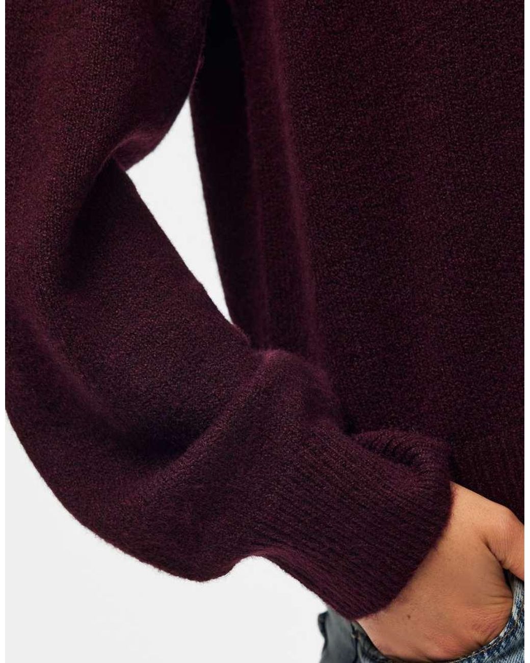 Pieces Purple Pullover