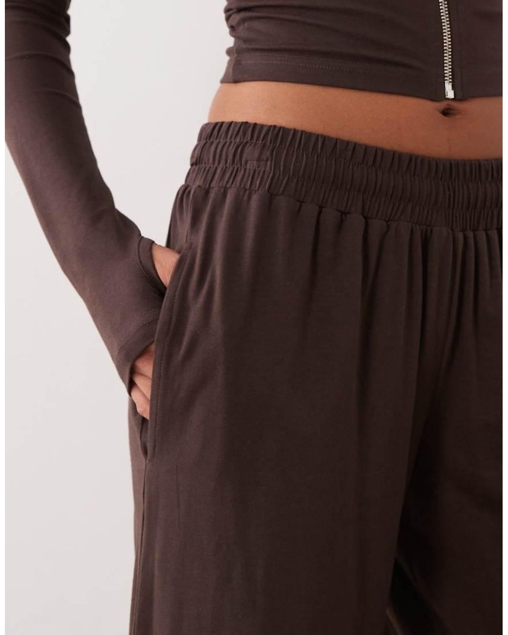 Kaiia Brown Wide Leg Trackies