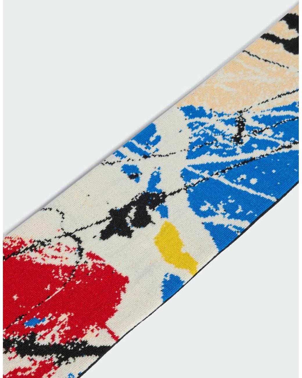 Adidas Originals Red Manchester United Stone Roses Scarf
