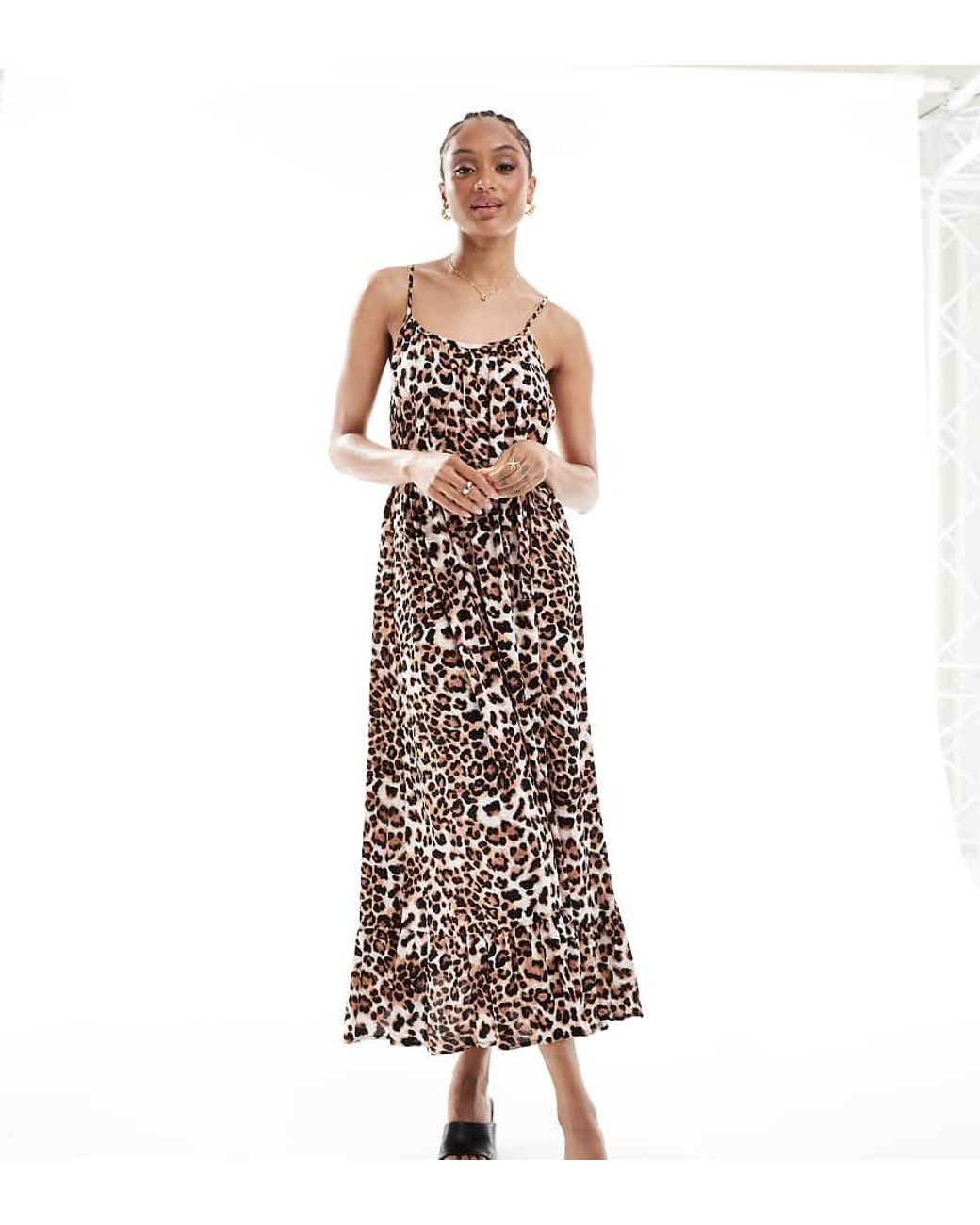 Vero Moda Natural Cami Ankle Dress