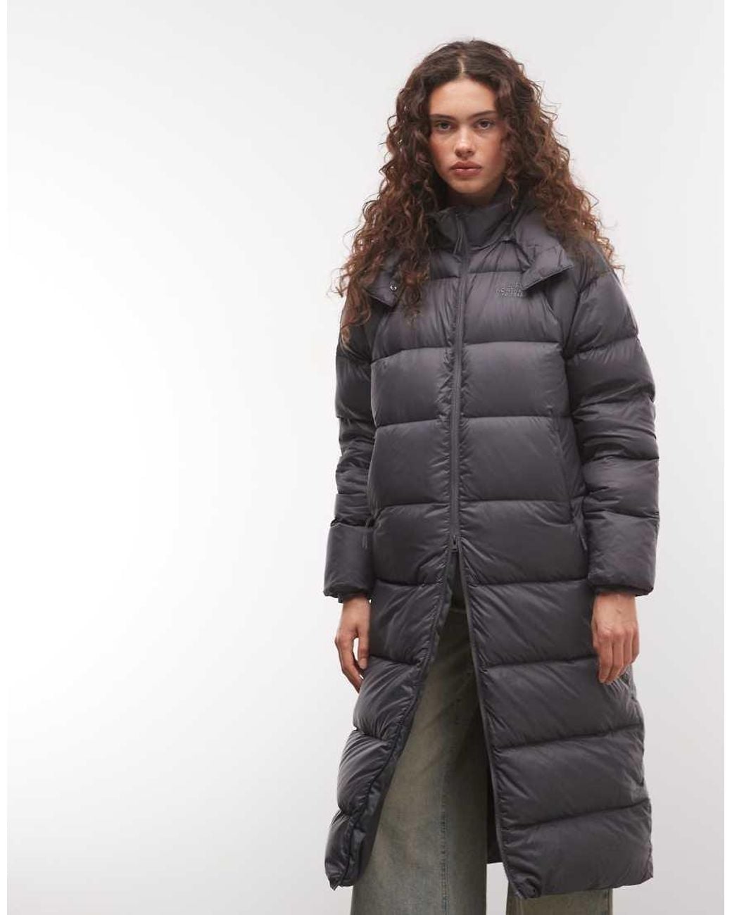 The North Face Gray Hydrenalite City Down Long Parka Jacket