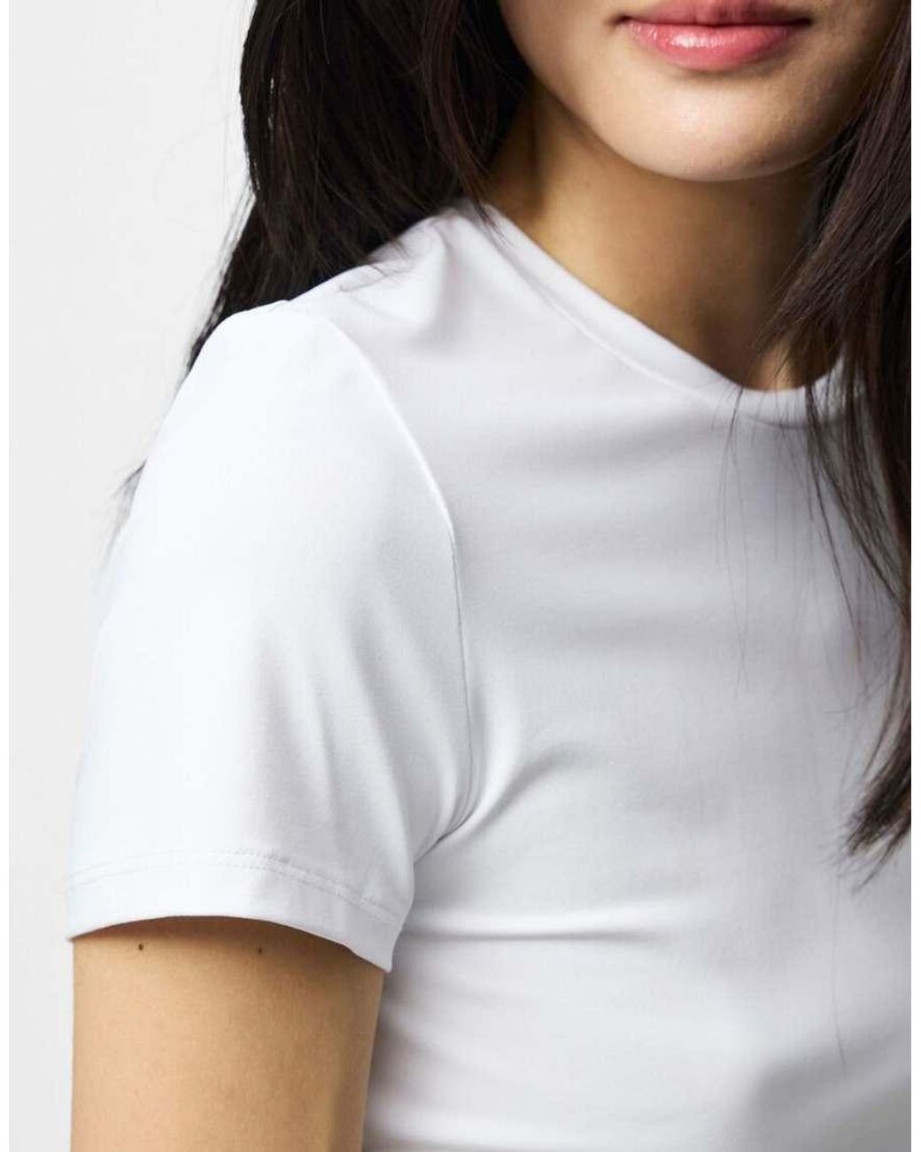 Pieces White T-Shirt
