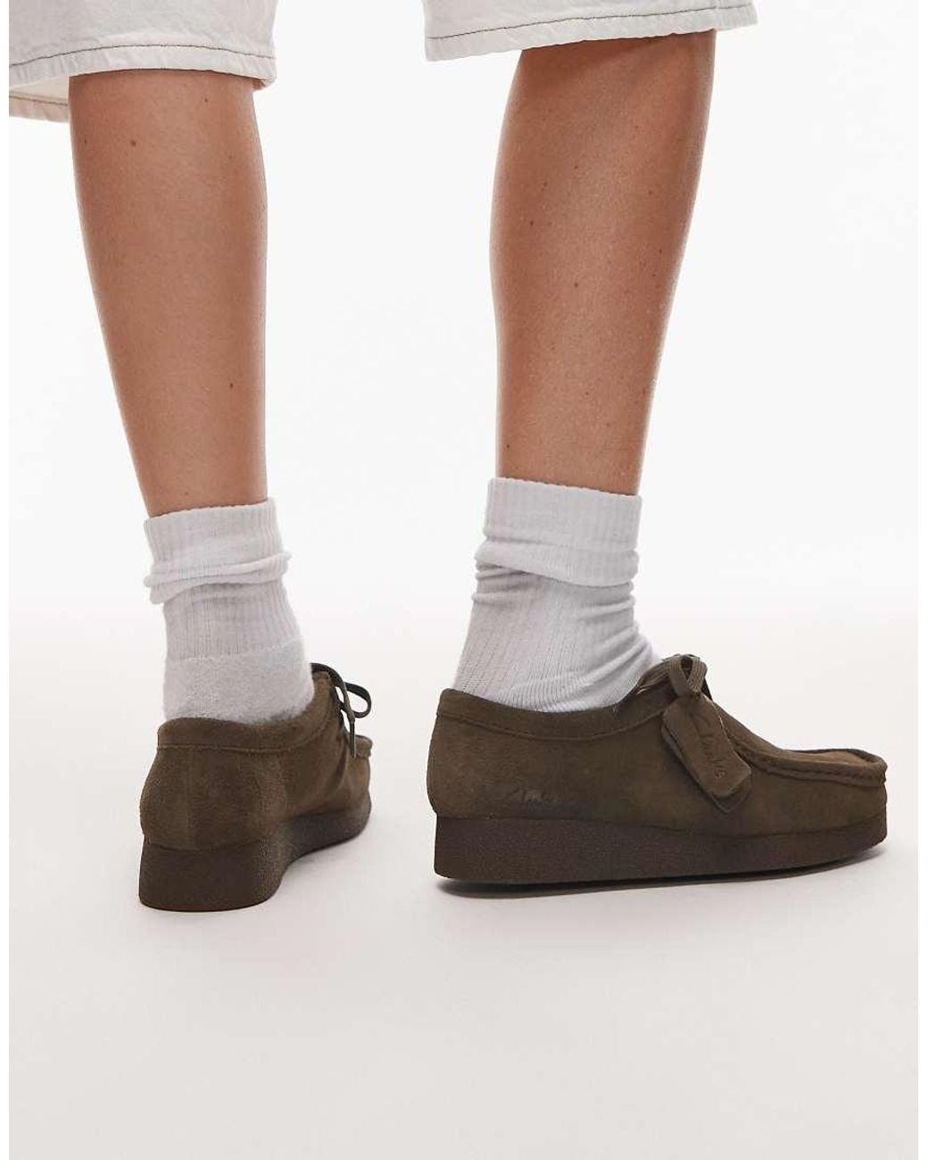 Clarks Black Wallabee Evo Shoes