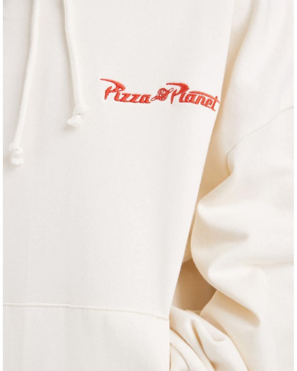 ASOS White Disney Pixar Toy Story Pizza Planet Hoodie